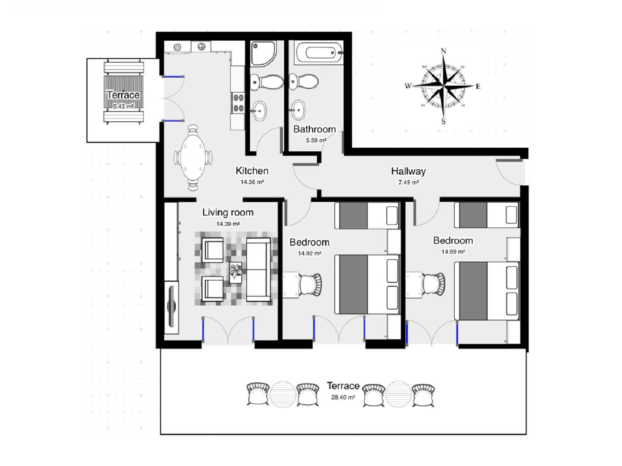 Villa Mily Baska Voda Phòng bức ảnh