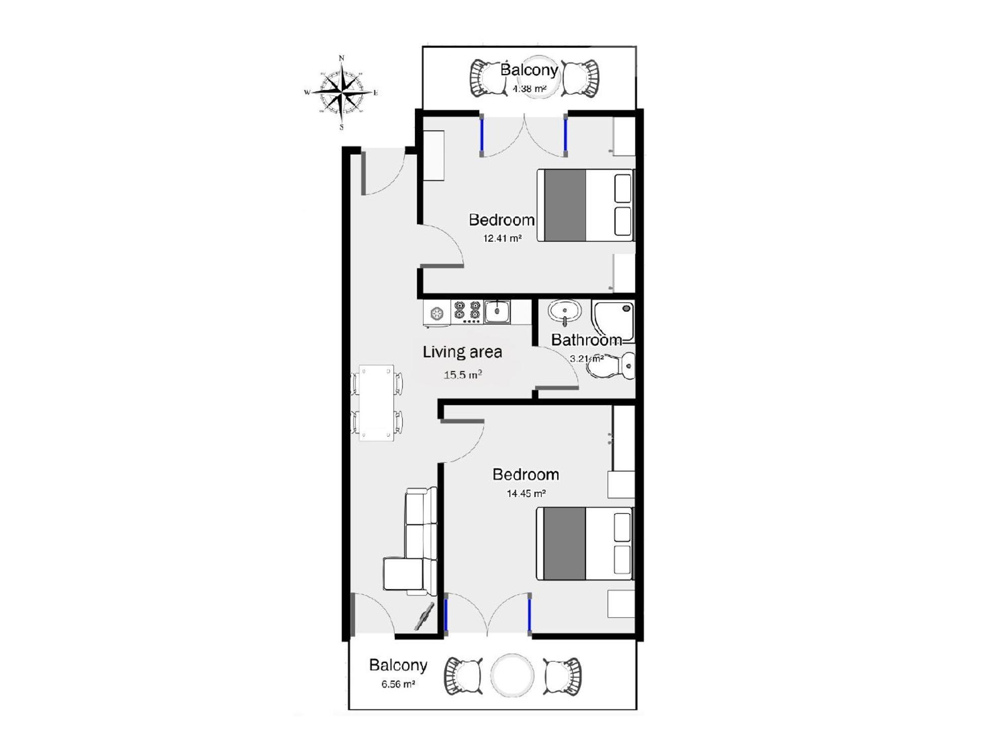 Villa Mily Baska Voda Phòng bức ảnh